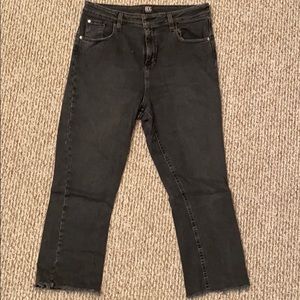 BDG Kick Flare High Rise Cropped Jeans